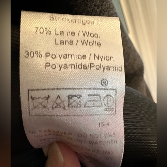 Tara Jarmon wool oversize Brianna coat w/ removable collar- 36 (FR)/4/6 (US) - Picture 15 of 15